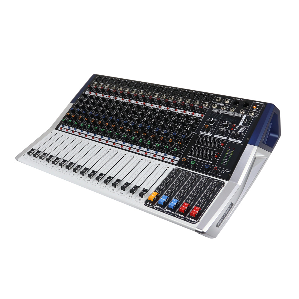 Audio And Music - Professional 350W 16 Channel Metal Audio