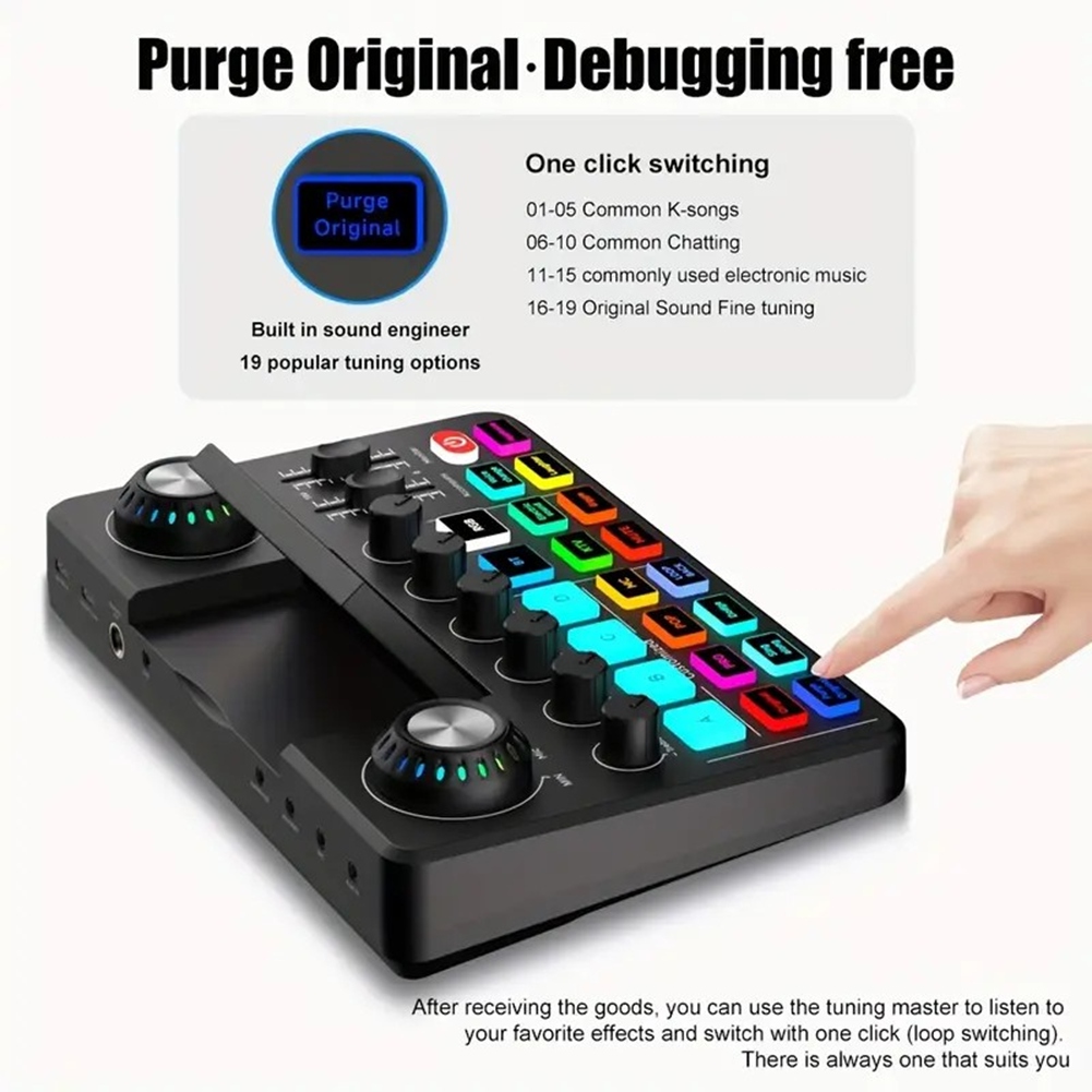 A20I Audio Mixer, Live Sound C - Audio Music Changer ulasan dan harga