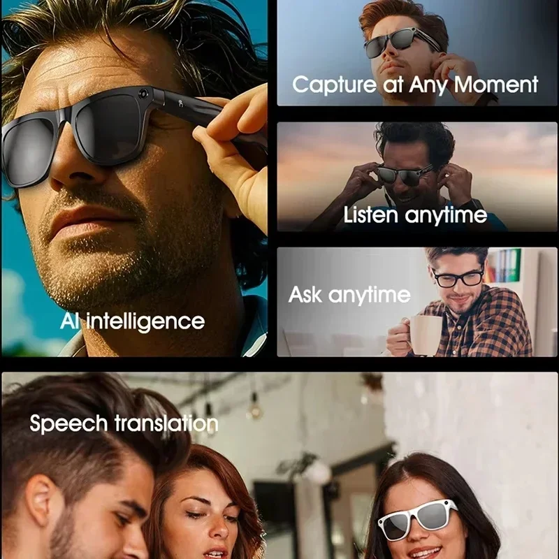 8K Vision AI Eyeglasses Built- - Audio Music Videos ulasan dan harga