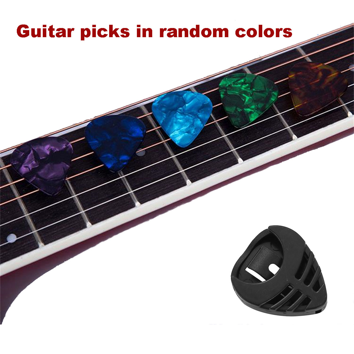 10pcs  Guitar Picks & 1pc Pick - Electric Guitar Pick Pack ulasan dan harga