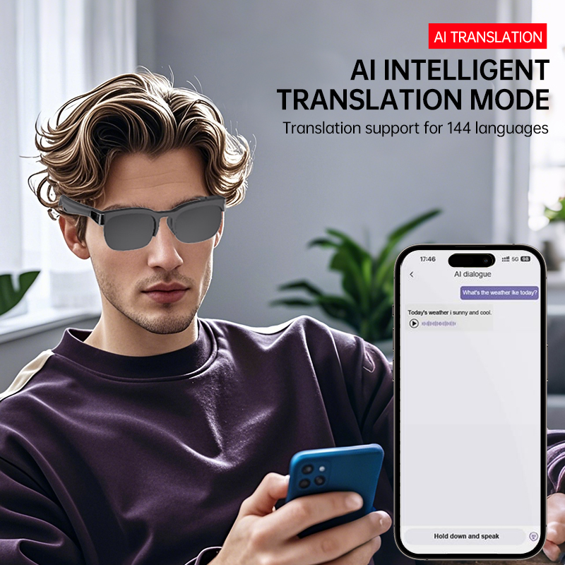 Bluetooth Audio Smart Glasses  - Audio Music Videos ulasan dan harga