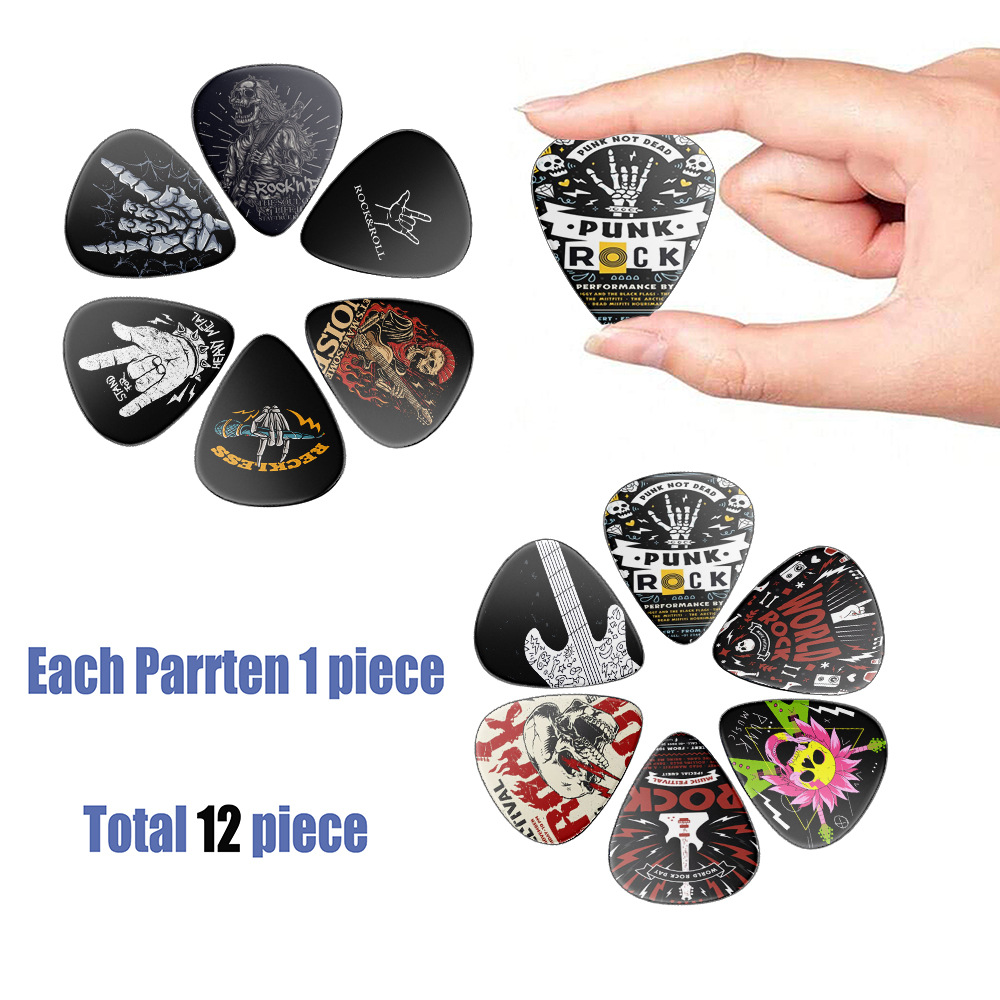 12 Pieces Guitar Picks 0.46mm  - Electric Guitar Pick Pack ulasan dan harga