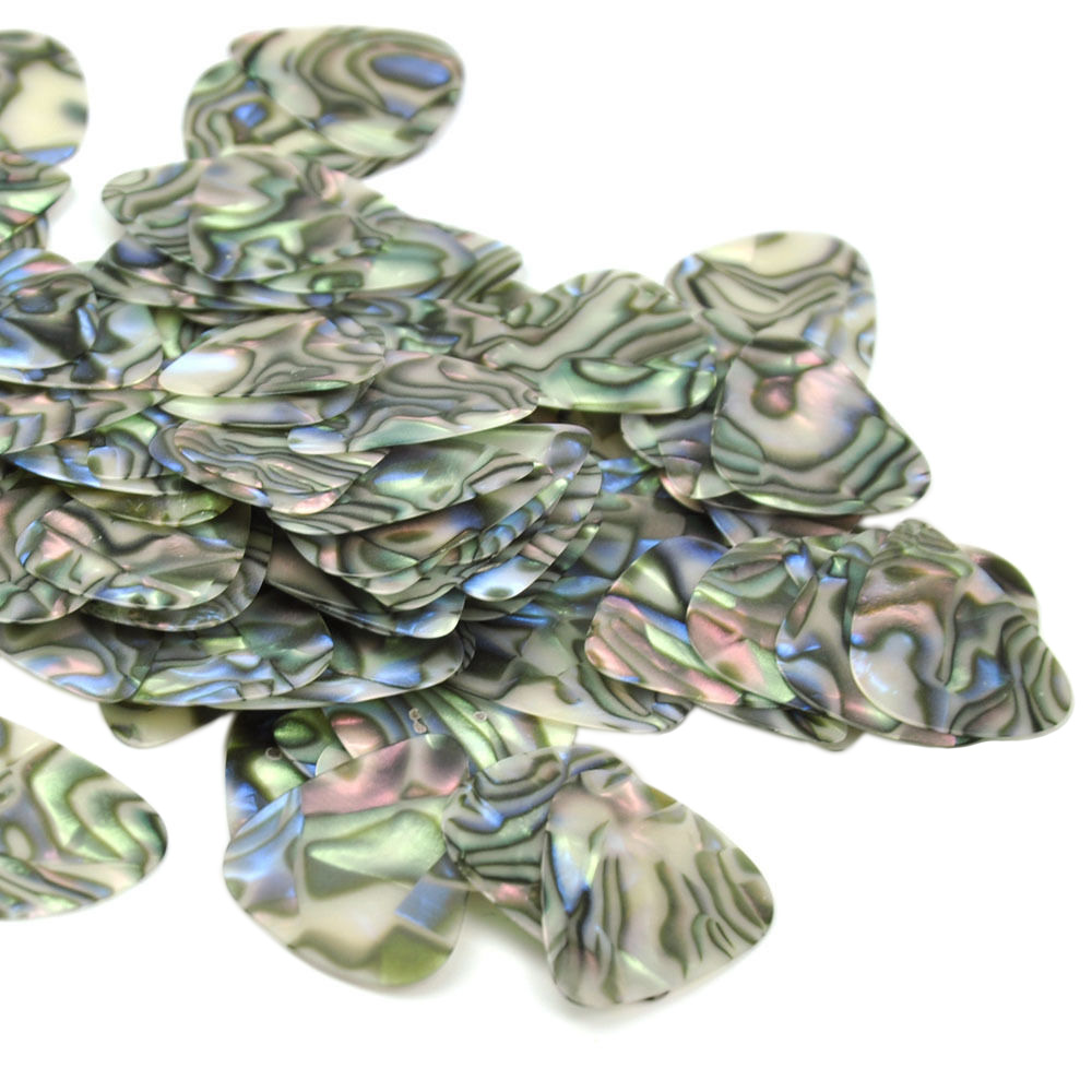 100pcs/lot Abalone Seashell 0. - Electric Guitar Pick Pack ulasan dan harga
